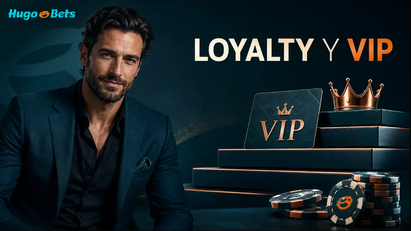 Progreso Loyalty y Ventajas VIP de Hugo Bet Casino